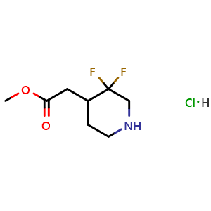 Methyl 2-(3,3-difluoropiperidin-4-yl)acetate hydrochloride