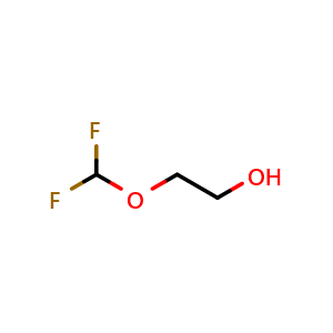 Chemical structure of 2-(Difluoromethoxy)ethanol , CAS 1781606-88-9, AChemBlock X201962