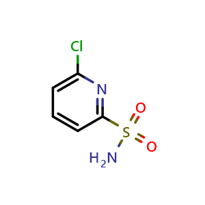 Chemical structure of 6-Chloropyridine-2-sulfonamide , CAS 1823272-65-6, AChemBlock X201979