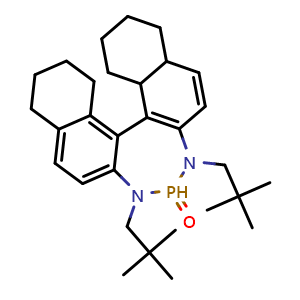 Chemical structure of 3,5-Dineopentyl-4,5,7a,8,9,10,11,11a,12,13,14,15-dodecahydro-3H-dinaphtho[2,1-d:1',2'-f][1,3,2]diazaphosphepine 4-oxide , AChemBlock X202226