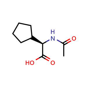 (R)-2-Acetamido-2-cyclopentylacetic acid