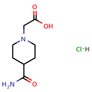 2-(4-Carbamoylpiperidin-1-yl)acetic acid hydrochloride