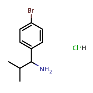 1-(4-Bromophenyl)-2-methylpropan-1-amine hydrochloride