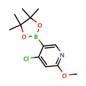 4-Chloro-2-methoxy-5-(4,4,5,5-tetramethyl-1,3,2-dioxaborolan-2-yl)pyridine