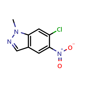 6-Chloro-1-methyl-5-nitro-1H-indazole