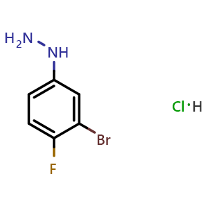 (3-Bromo-4-fluorophenyl)hydrazine hydrochloride