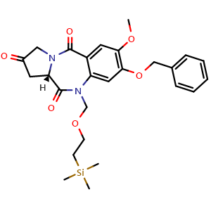 (S)-8-(Benzyloxy)-7-methoxy-10-((2-(trimethylsilyl)ethoxy)methyl)-1H-benzo[e]pyrrolo[1,2-a][1,4]diazepine-2,5,11(3H,10H,11aH)-trione