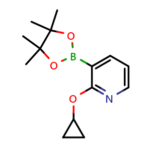 2-Cyclopropoxy-3-(4,4,5,5-tetramethyl-1,3,2-dioxaborolan-2-yl)pyridine