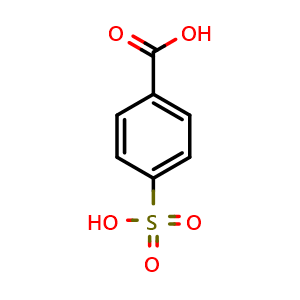 Chemical structure of 4-Sulfobenzoic acid , CAS 636-78-2, AChemBlock X202518