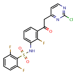 N-[3-[2-(2-Chloro-4-pyrimidinyl)acetyl]-2-fluorophenyl]-2,6-difluorobenzenesulfonamide