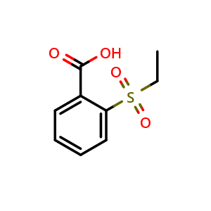 Chemical structure of 2-(Ethylsulfonyl)benzoic acid , CAS 161058-27-1, AChemBlock X202622