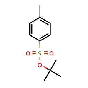 Chemical structure of tert-Butyl 4-methylbenzenesulfonate , CAS 4664-57-7, AChemBlock X202705