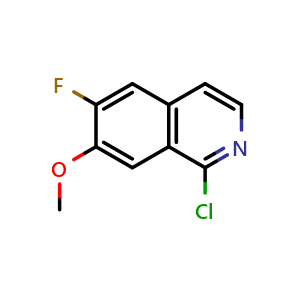 1-Chloro-6-fluoro-7-methoxyisoquinoline