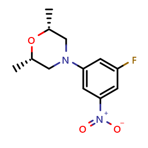 (2R,6S)-4-(3-Fluoro-5-nitrophenyl)-2,6-dimethylmorpholine