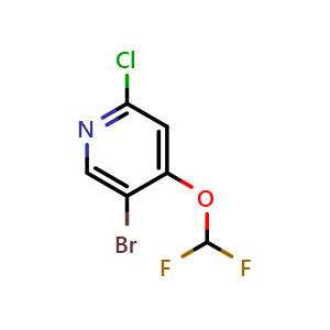 5-Bromo-2-chloro-4-(difluoromethoxy)pyridine