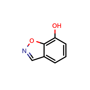 Chemical structure of Benzo[d]isoxazol-7-ol , CAS 55559-31-4, AChemBlock X202816