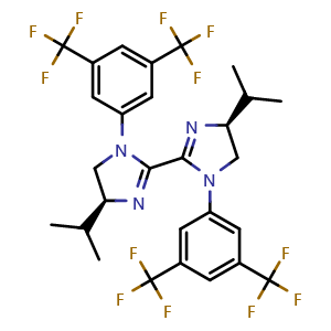 (4S,4'S)-1,1'-Bis(3,5-bis(trifluoromethyl)phenyl)-4,4'-diisopropyl-4,4',5,5'-tetrahydro-1H,1'H-2,2'-biimidazole