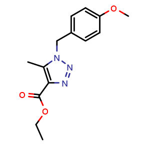 ethyl 1-(4-methoxybenzyl)-5-methyl-1H-1,2,3-triazole-4-carboxylate