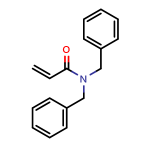 Chemical structure of N,N-Dibenzylacrylamide , CAS 57625-28-2, AChemBlock X202920