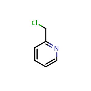 Chemical structure of 2-(Chloromethyl)pyridine , CAS 4377-33-7, AChemBlock X202927