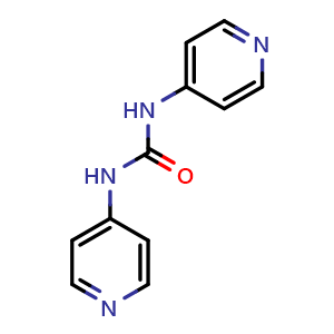 Chemical structure of N,N'-Bis(4-pyridyl)urea , CAS 39642-87-0, AChemBlock X202941