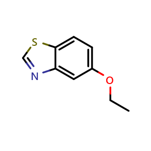 Chemical structure of 5-Ethoxybenzo[d]thiazole , CAS 854085-40-8, AChemBlock X202952