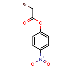 Chemical structure of 4-nitrophenyl 2-bromoacetate , CAS 19199-82-7, AChemBlock X202962