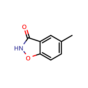 Chemical structure of 5-Methylbenzo[d]isoxazol-3(2H)-one , CAS 65685-49-6, AChemBlock X202966