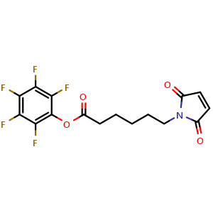 Chemical structure of 6-Maleimidocaproic acid pentafluorophenyl ester , CAS 692739-25-6, AChemBlock X202972