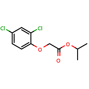Chemical structure of Isopropyl 2,4-dichlorophenoxyacetate , CAS 94-11-1, AChemBlock X203057