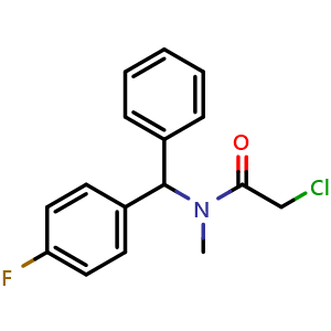 2-Chloro-N-[(4-fluorophenyl)(phenyl)me thyl]-N-methylacetamide