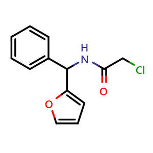 2-chloro-N-(furan-2-yl(phenyl)methyl)acetamide