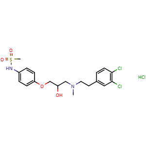Chemical structure of AM 92016 hydrochloride , CAS 133229-11-5, AChemBlock X203158