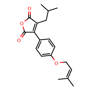 Chemical structure of Antrodin A , CAS 656830-24-9, AChemBlock X203163