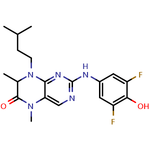 Chemical structure of BI-D1870 , CAS 501437-28-1, AChemBlock X203171