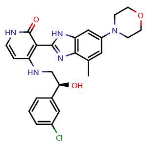 Chemical structure of BMS 536924 , CAS 468740-43-4, AChemBlock X203174