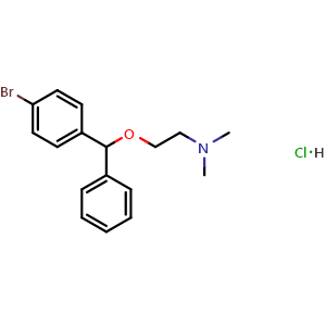 Chemical structure of Bromazine hydrochloride , CAS 1808-12-4, AChemBlock X203179