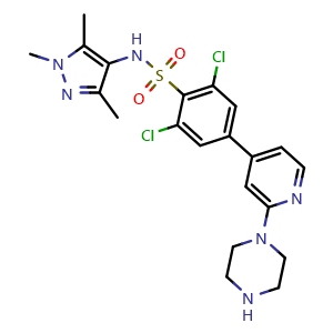 Chemical structure of DDD85646 , CAS 1215010-55-1, AChemBlock X203201