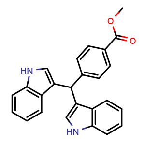 Chemical structure of DIM-C-pPhCO2Me , CAS 151358-48-4, AChemBlock X203204