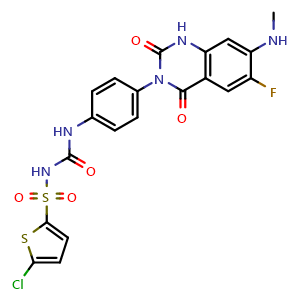 Chemical structure of Elinogrel , CAS 936500-94-6, AChemBlock X203210