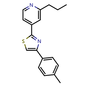 Chemical structure of Fatostatin A , CAS 125256-00-0, AChemBlock X203218