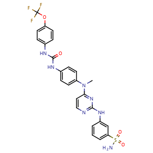Chemical structure of GW806742X , CAS 579515-63-2, AChemBlock X203232