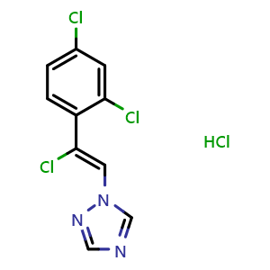 Chemical structure of Loreclezole hydrochloride , CAS 117857-45-1, AChemBlock X203252