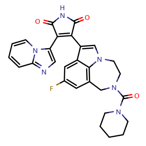 Chemical structure of LY2090314 , CAS 603288-22-8, AChemBlock X203255