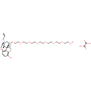 Chemical structure of Naloxegol oxalate , CAS 1354744-91-4, AChemBlock X203276