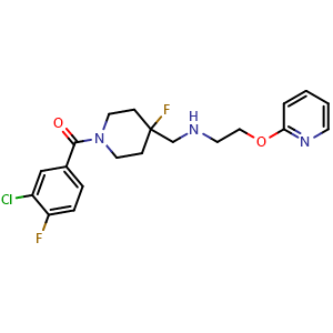 Chemical structure of NLX-204 , CAS 2170405-10-2, AChemBlock X203280