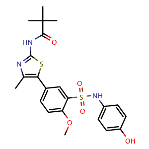 Chemical structure of PI4KIIIbeta-IN-10 , CAS 1881233-39-1, AChemBlock X203297