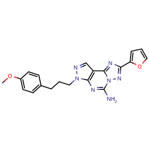 Chemical structure of SCH-442416 , CAS 316173-57-6, AChemBlock X203316