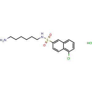 Chemical structure of W-9 hydrochloride , CAS 69762-85-2, AChemBlock X203353
