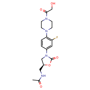 Chemical structure of Eperezolid , CAS 165800-04-4, AChemBlock X203370
